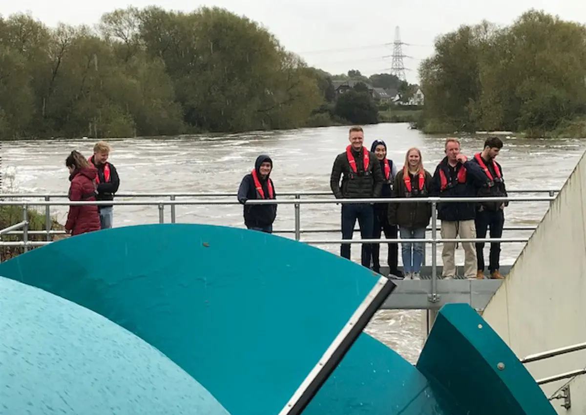 Energy MSc Students at Sandford Hydro