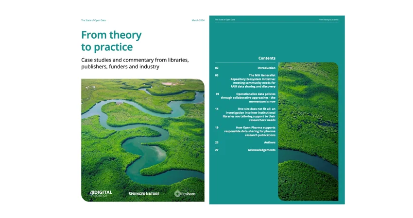 The State Of Open Data From Theory To Practice report cover and contents page